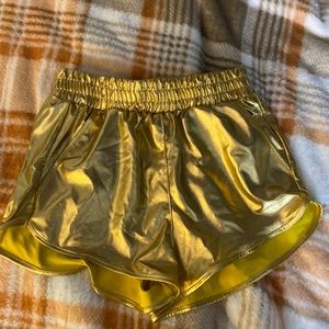 Neon Gold Shorts